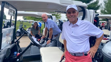 golfers at golf outing