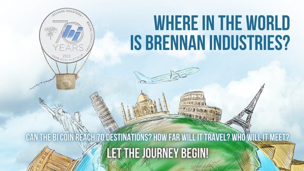 Where in the World is Brennan Industries? 70th Anniversary Contest