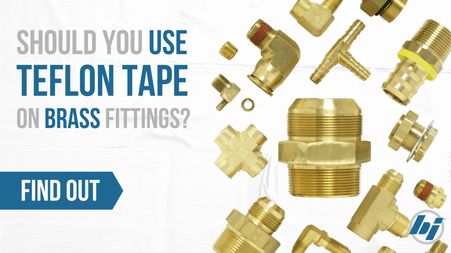 Should You Use Teflon Tape on Brass Fittings?